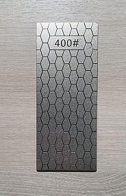Алмазный брусок для заточки ножей, широкий (400 грит)