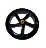 Колесо RUN-X для самоката 180мм black, с подшипниками