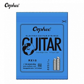 Струны для гитары ORPHEE RX15 (электро)